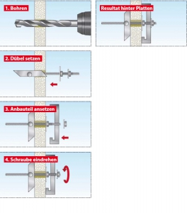 10 Stk. Kippdübel Spagat Pro M8
