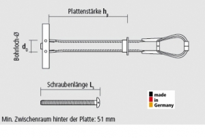 40 Stk. Universal Hohlraumdübel M4