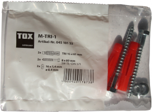 1 x Montagesatz System TRI-2S