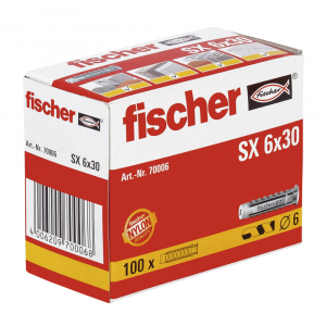 100 Stk. Fischer Spreizdübel SX 6 x 30