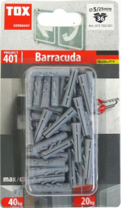 36 Stk. Spreizdbel Barracuda 5 x 25mm