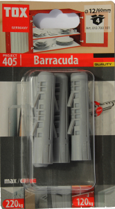 4 Stk. Spreizdbel Barracuda 12 x 60mm
