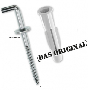 4 Stk. Hakendübel Pirat Bill-XL 8/51 mm 4 Stk. Hakendübel Pirat Bill-XL 8/51 mm