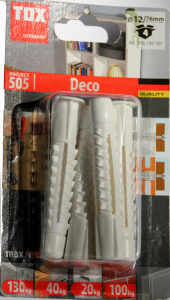4 Stk. Allzweckdübel DECO 12 x 76mm