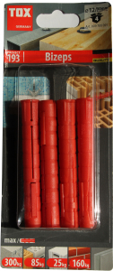 4 Stk. Parallel-Spreizdübel Bizeps 12 x 90mm