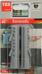 2 Stk. Spreizdbel Barracuda 16 x 80mm