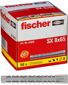 50 Stk. Fischer Spreizdübel Langversion SX 8 x 65