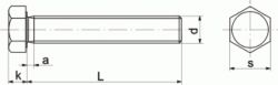 10 Stk. Sechskantkopfschrauben M10 x 30mm Stahl 8.8 verzinkt