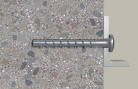 50 Stk. Betonschrauben BSZ-LK Stahl vz. mit Linsenkopf 6 x 60mm