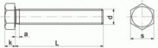 10 Stk. Sechskantkopfschrauben M12 x 20mm Edelstahl A2