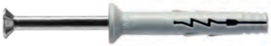 100 Stk. Nageldübel Turbo Nylon mit Senkkopf A2 Edelstahl 8 x 120mm