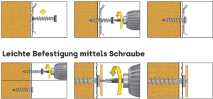 10 Stk. Isolierplattenschrauben IPS-H 55 anthrazitgrau