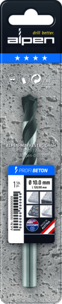 1 Stk. Hartmetallbohrer Profi-Beton 8 x 120/80mm