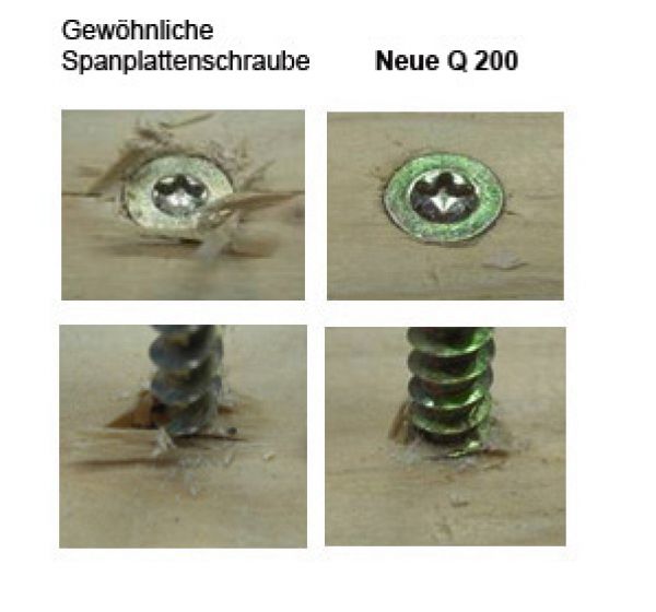 500 Stk. Spanplattenschrauben 4.5 x 45mm