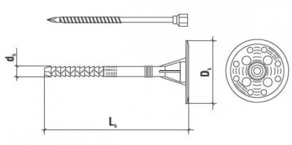 100 Stk. Dämmstoffhalter Type H-STS 10 x 220 mm
