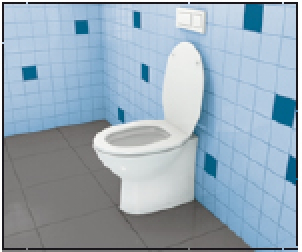 1 x TOX Stand-WC-Befestigung TOILET
