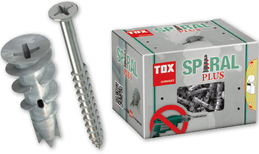 50 Stk. Gipskartondübel Spiral Plus 37-4 S