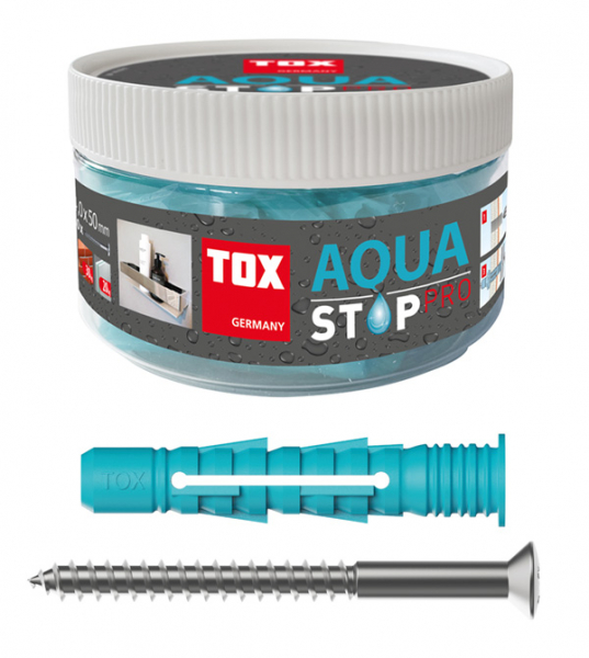 40 Stk. Allzweck-Dichtdübel Aqua Stop Pro 6/38