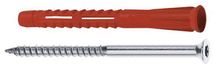 6 Stk. TOX Rahmendübel Constructor 8 x 80mm