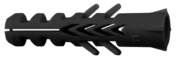 500 Stk. Normaldübel schwarz F 10 x 50mm (Industriepackung)