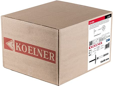 250 Stk. Dämmstoffhalter Koelner KI 10 x 120mm