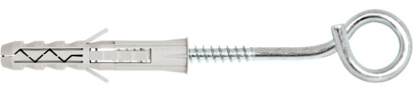 2 Stk. Spreizdübel 12 x 60mm mit Schaukelhaken