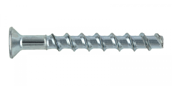 2 Stk. Betonschrauben BSZ-SK Stahl vz. mit Senkkopf 8 x 80mm