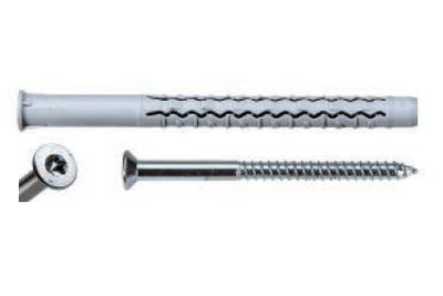 50 Stk. Rahmendübel GX-L Nylon mit Senkkopfschraube Edelstahl A4 10 x 140mm