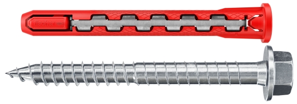 10 Stk. Fischer HybridPower 10 x 90mm mit Sechskantschraube