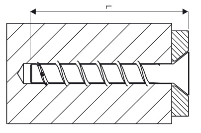 10 Stk. Betonschrauben BSZ-SK in Edelstahl A4 mit Senkkopf 10 x 90mm