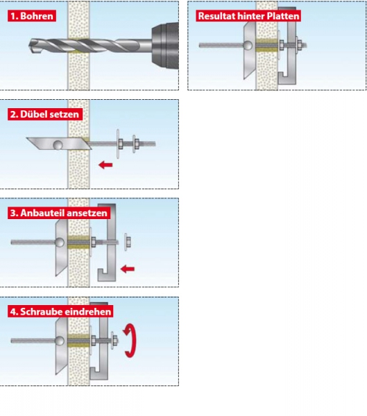 10 Stk. Kippdübel Spagat Pro M8