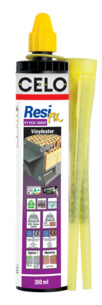 12 Stk. Injektionsmörtel Celo ResiFIX VY 300 SF