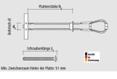 2 Stk. Universal Hohlraumdübel M8