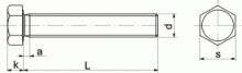 10 Stk. Sechskantkopfschrauben M12 x 20mm Stahl 8.8 verzinkt